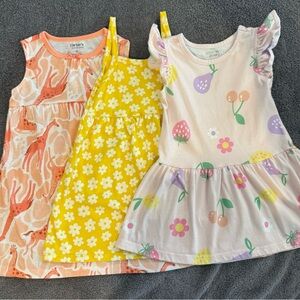 Mixed lots of little girls casual dresses